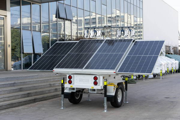 Foldable portable solar panel charging smartphones